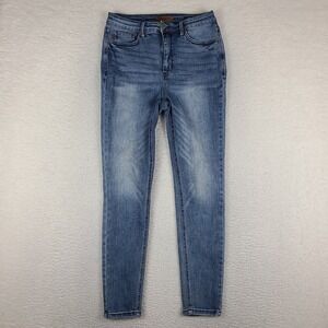Judy Blue Jeans Womens 9/29 Blue Skinny Fit Medium Wash Denim JB88679